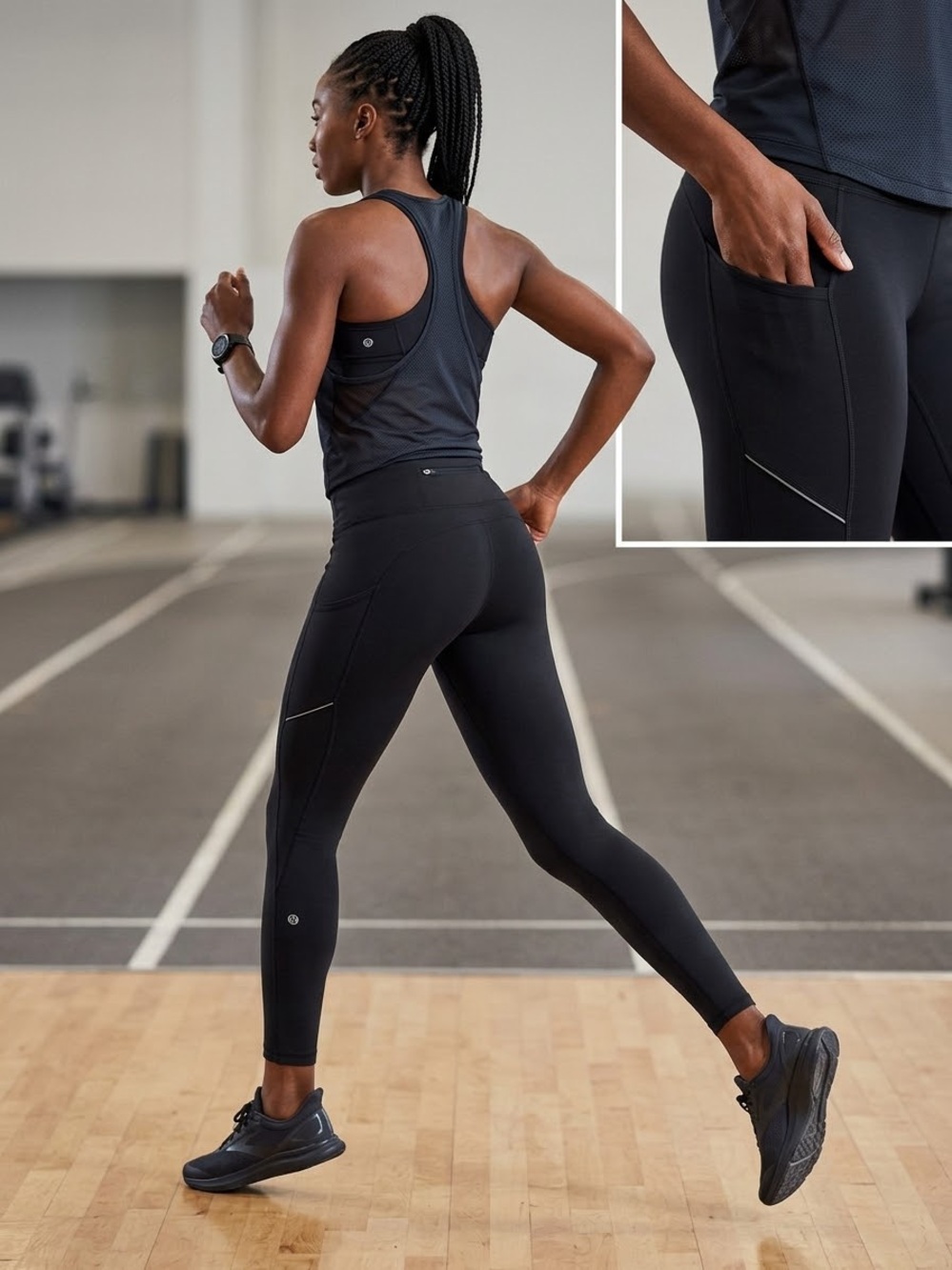 Lululemon Speed Up Tight Legging Black Yoga Running 8T